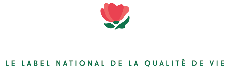 LOGO VILLES ET VILLAGES FLEURIS BLANC