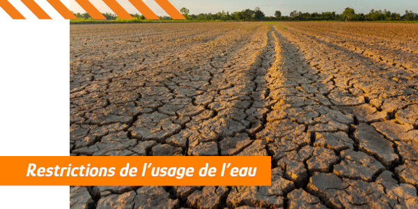Restrictions des usages de l'eau