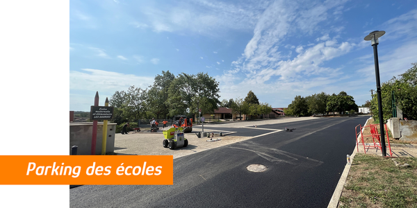 Réaménagement du parking des écoles Image 1