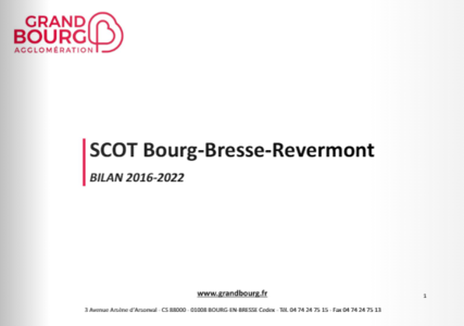 Présentation bilan SCoT